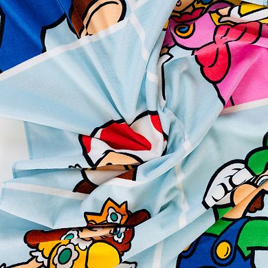 Mario Peach Friends Kids Beach Towel