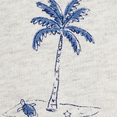 Toddler Boys Carter's 2-Piece Beach Print Tee & Shorts Set