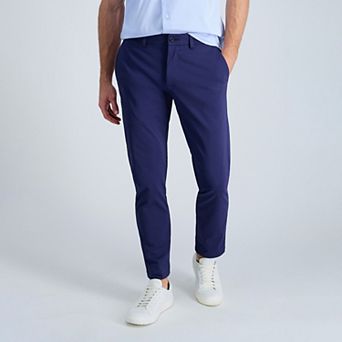 Men's Haggar® Sport Travel Performance Straight Fit Flat Front Pants