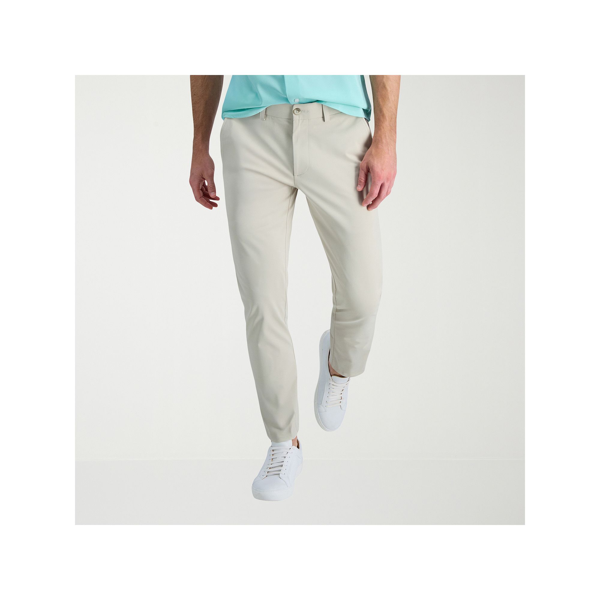 Mens Haggar® Sport Travel Performance Straight Fit Flat Front Pants, Size