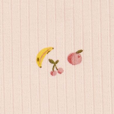 Toddler Girl Carter's Fruit Print Ribbed Tee and Shorts 2-Piece Set