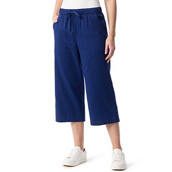 Women's Gloria Vanderbilt Drawstring Waist Wide Leg Capris