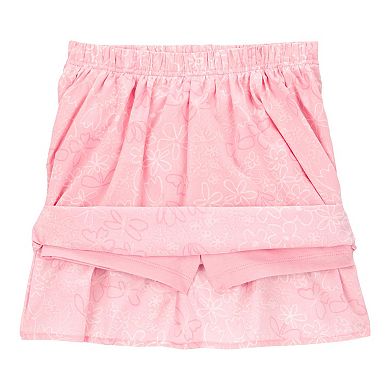 Girls 4-8 Carter's Floral Print Skort and Crepe Ruffle Tank 2-Piece Set