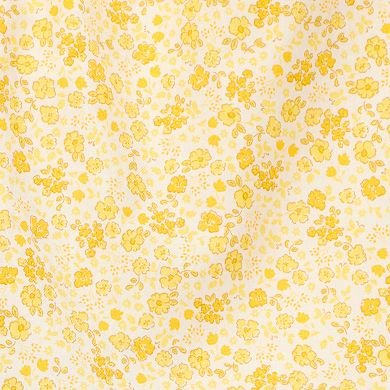 Girls 4-8 Carter's Yellow Floral Cold Shoulder Top and Short 2-Piece Set
