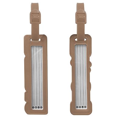 MYTAGALONGS 2-pack Bon Voyage & Icon Luggage Tags Set