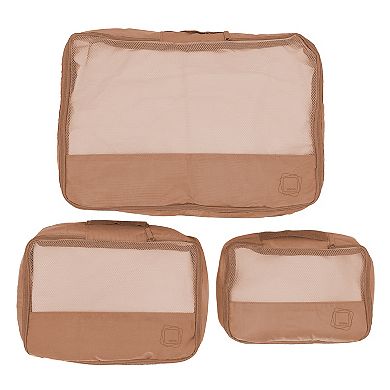 MYTAGALONGS Mesh Zippered Packing Pods 3-Piece Set