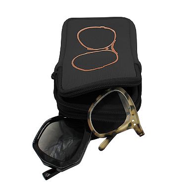 MYTAGALONGS Double Eyeglass Travel Case