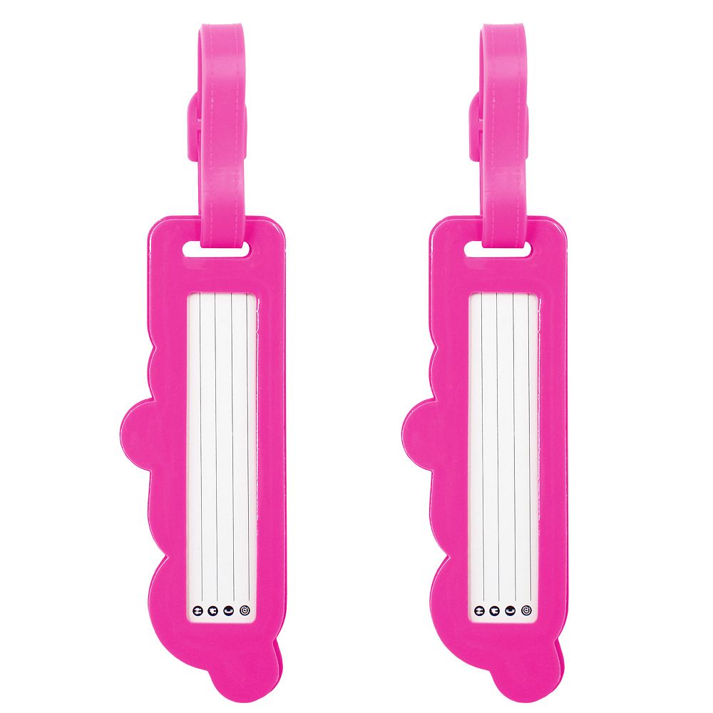 MYTAGALONGS Jumbo Rubber Luggage Tags 