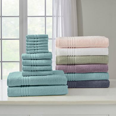Brylanehome 12 Piece Zero-twist Bath Towel Set