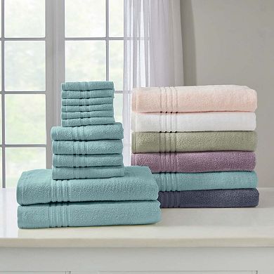 Brylanehome 12 Piece Zero-twist Bath Towel Set