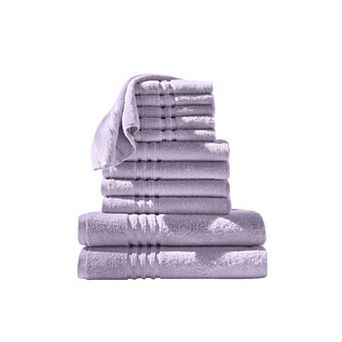Brylanehome 12 pc Zero-twist Bath Towel Set