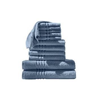 Brylanehome 12 pc Zero-twist Bath Towel Set