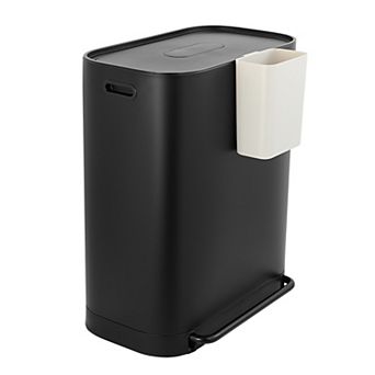 Beni Kitchen Trash/recycling 16-gallon Double-bucket Step Trash Can With Odor Filter And Lid Support