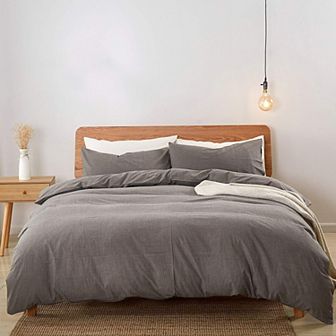 Marcielo 3 pc Cotton Duvet Cover Set