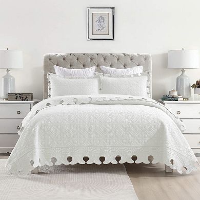 Marcielo 3 Piece 100% Cotton Oversized Quilt Bedspread Set