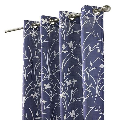 Bradford Floral Printed Top Panel With 8 Grommets