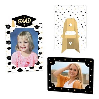 Big Dot Of Happiness Goodbye High School, Hello College Party 4x6 Paper Photo Frames 12 ct