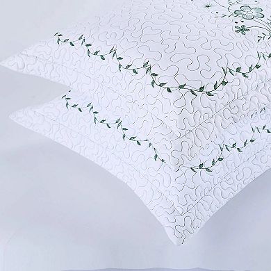 Marcielo 2 Pcs Embroidered Pillow Shams