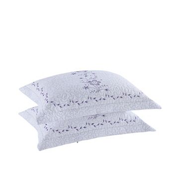 Marcielo 2 pc Embroidered Pillow Shams