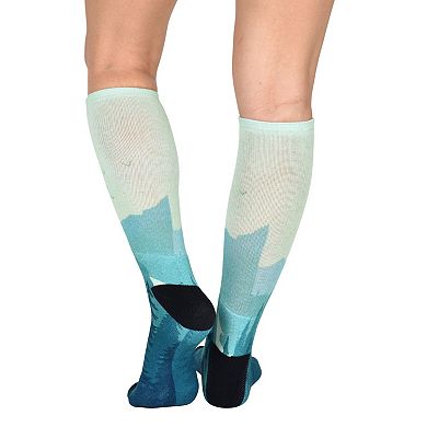 Sierra Socks Evergreen Pattern Coolmax Socks, Nature Collection For Men & Women Knee High Socks