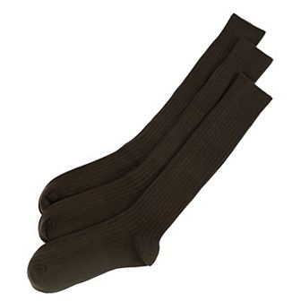 Men's Combed Cotton Crew Socks, Business Casual Footwear