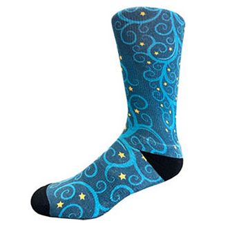 Colorful Christmas Coolmax Crew Socks For Men & Women