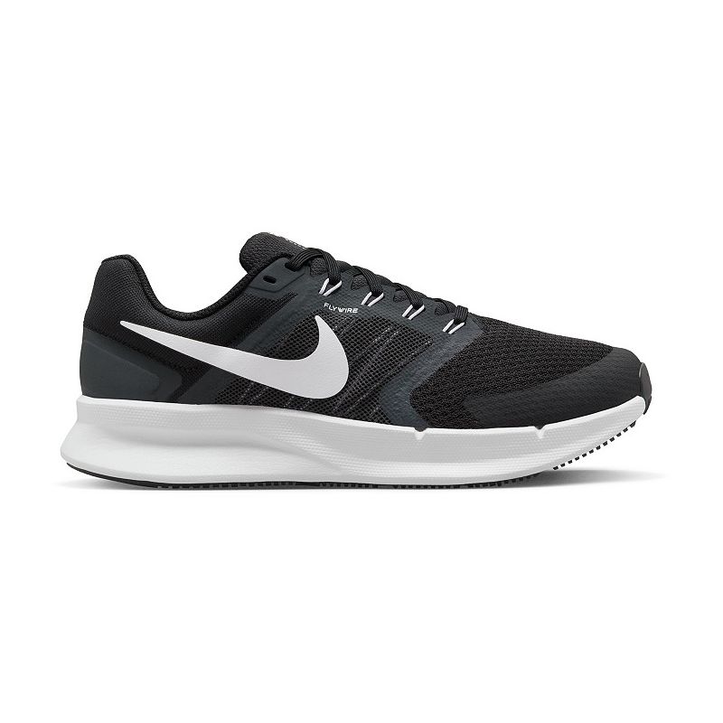 Nike Run Swift 3 Women's Road Running Shoes, Size: 9.5 Wide, Black White Gray