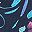 Navy Multi Florals