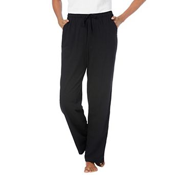 Dreams & Co. Plus Size Knit Sleep Pant