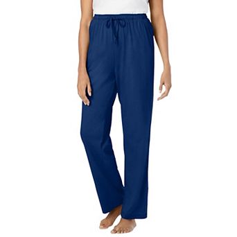 Dreams & Co. Plus Size Knit Sleep Pant