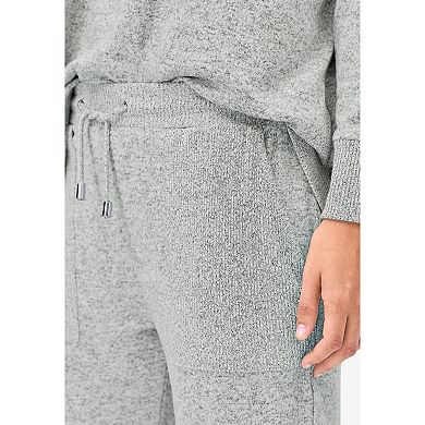 ellos Plus Size Marled Knit Jogger Pants