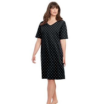 Dreams & Co. Plus Size Print Sleepshirt