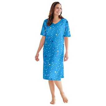 Dreams & Co. Plus Size Print Sleepshirt