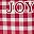 Classic Red Joy Check