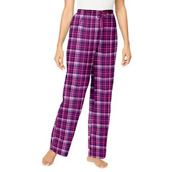 Dreams & Co. Plus Size Woven Sleep Pant