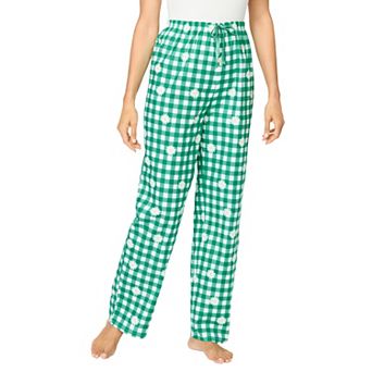 Dreams & Co. Plus Size Woven Sleep Pant