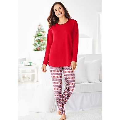 Dreams & Co. Plus Size Relaxed Pajama Pant