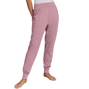 ellos Women's Plus Size Knit Jogger Sleep Pants