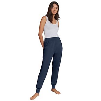 ellos Women's Plus Size Knit Jogger Sleep Pants