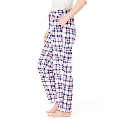 Dreams & Co. Plus Size Cotton Flannel Pants