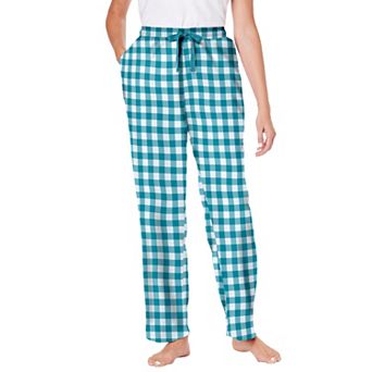 Dreams & Co. Plus Size Cotton Flannel Pants
