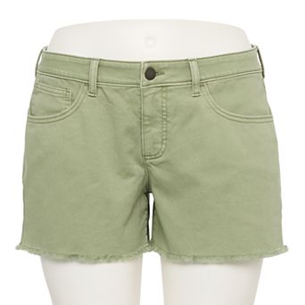 Juniors' Plus Size SO® Low Rise Midi Jean Shorts