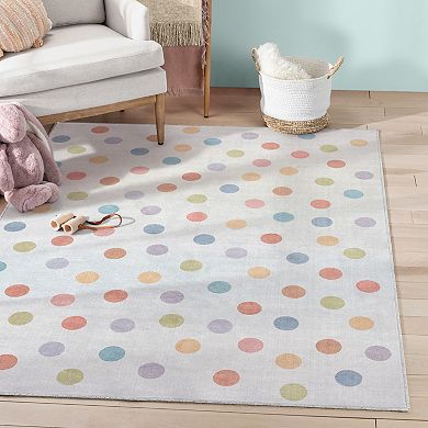 Well Woven Kids Rugs Multi Dot Kids Dots Area Rug