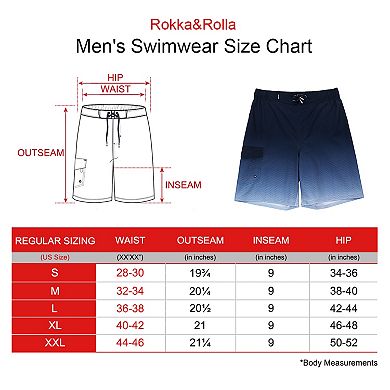 Men's Rokka&Rolla 9-in. Inseam Quick Dry Board Shorts
