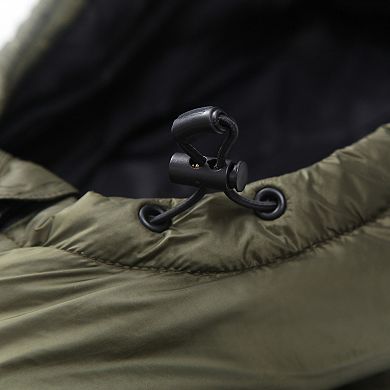 Men's Rokka&Rolla Lightweight Hooded Puffer Jacket