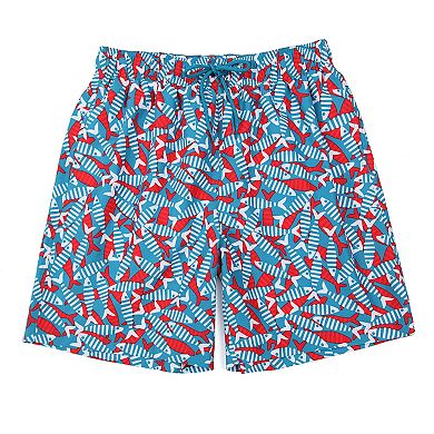Men's Rokka&Rolla 7.5-in. Mesh Lined Swim Trunks