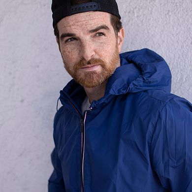 Men's Rokka&Rolla Packable Mesh Lined Windbreaker