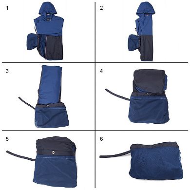 Men's Rokka&Rolla Packable Mesh Lined Windbreaker