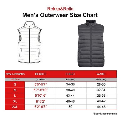 Men's Rokka&Rolla Lightweight Puffer Vest