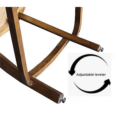 Katherine 25.5 In. High Back Wood 40.74 In. Swivel Counter Stool With Fabric Seat